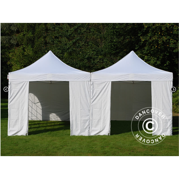 FleXtents Steel 6x6m inkl 8st sidovggar