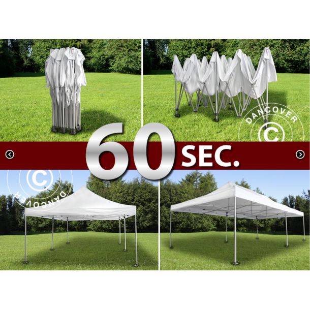 FleXtents Steel 8x12m inkl sidovggar