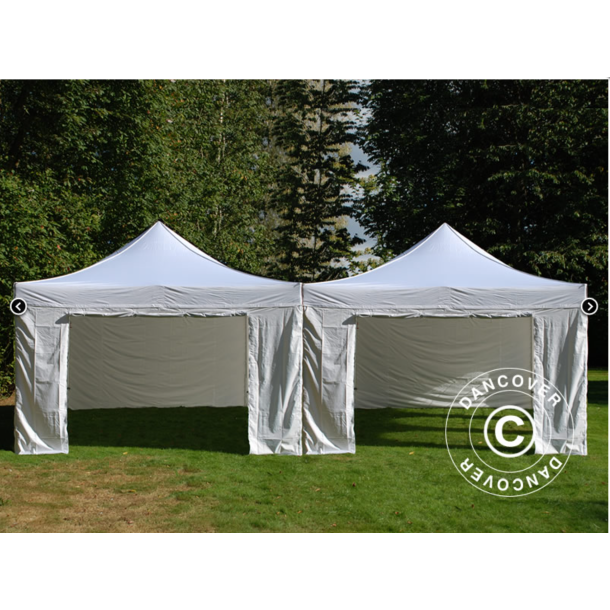 FleXtents Steel 8x6m inkl 8st sidovggar