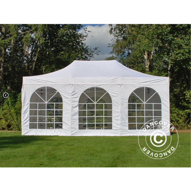 FleXtents Steel 8x6m inkl 8st sidovggar