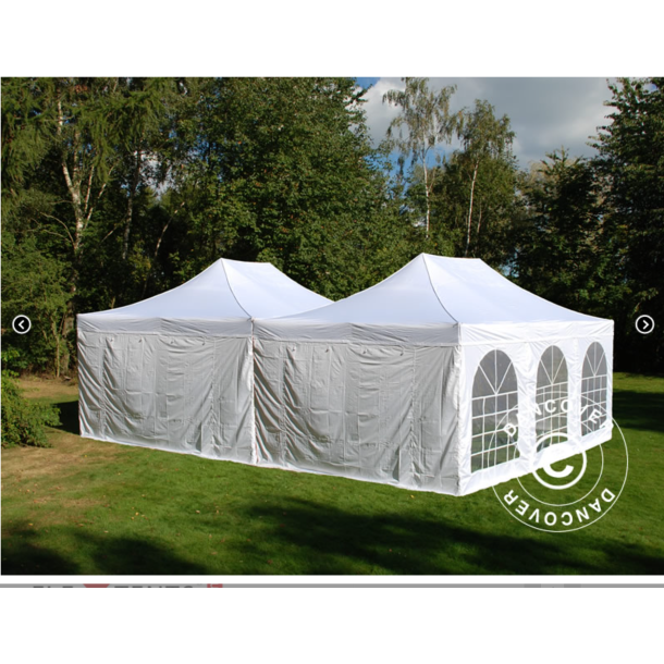 FleXtents Steel 8x6m inkl 8st sidovggar