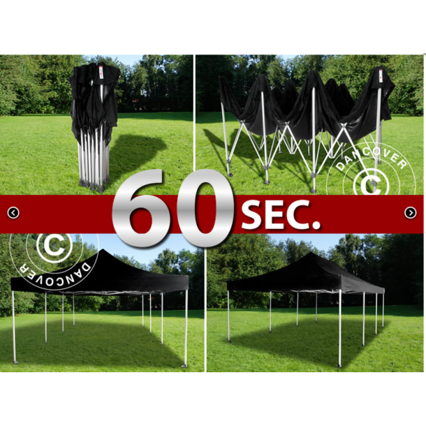 FleXtents Steel 8x6m inkl 8st sidovggar