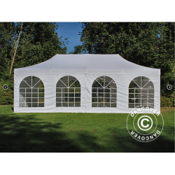 FleXtents Steel 8x8m inkl 8st sidovggar