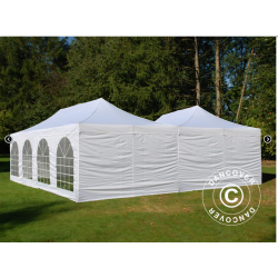 FleXtents Steel 8x8m inkl 8st sidovggar