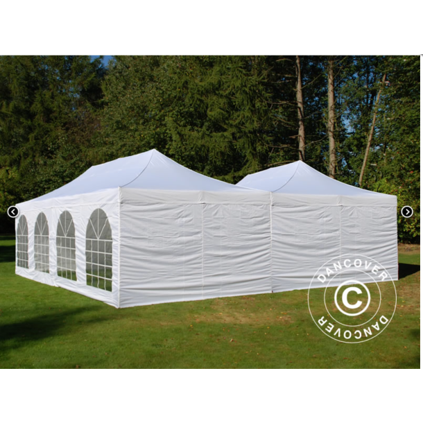 FleXtents Steel 8x8m inkl 8st sidovggar