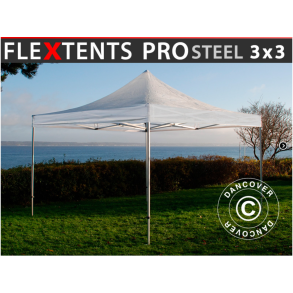 FleXtents PRO Steel 3x3m