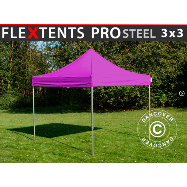 FleXtents PRO Steel 3x3m