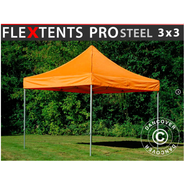 FleXtents PRO Steel 3x3m