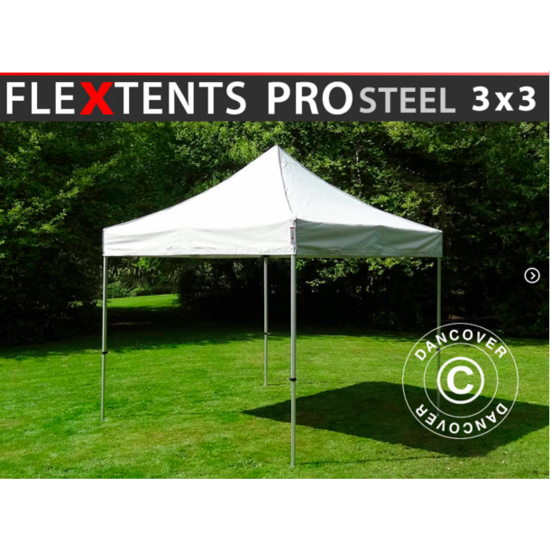 FleXtents PRO Steel 3x3m