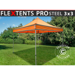 FleXtents PRO Steel 3x3m