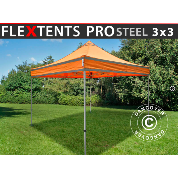 FleXtents PRO Steel 3x3m