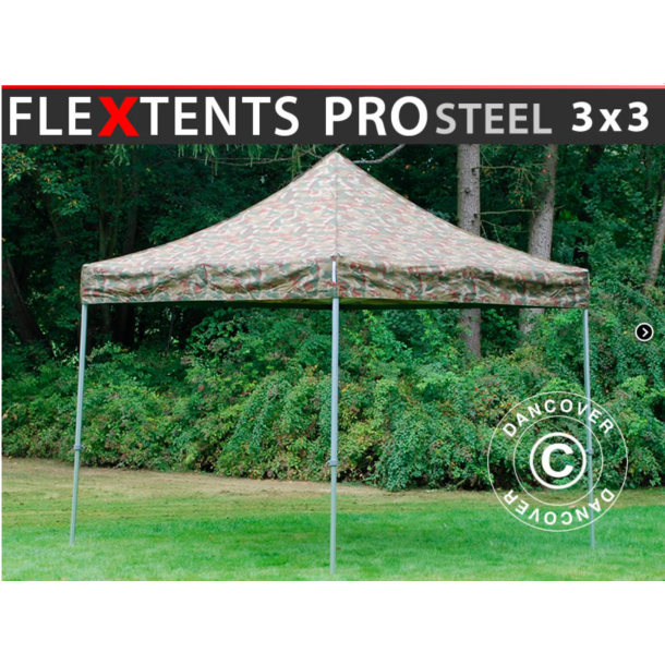 FleXtents PRO Steel 3x3m