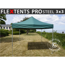 FleXtents PRO Steel 3x3m