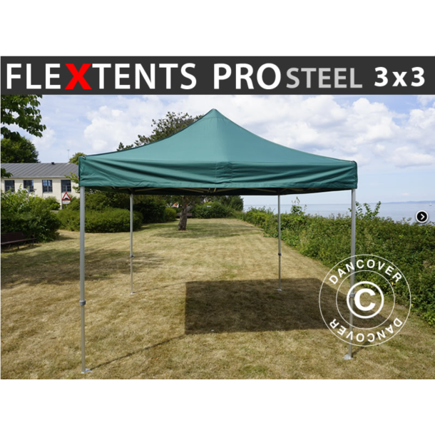 FleXtents PRO Steel 3x3m