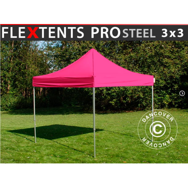 FleXtents PRO Steel 3x3m