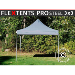 FleXtents PRO Steel 3x3m