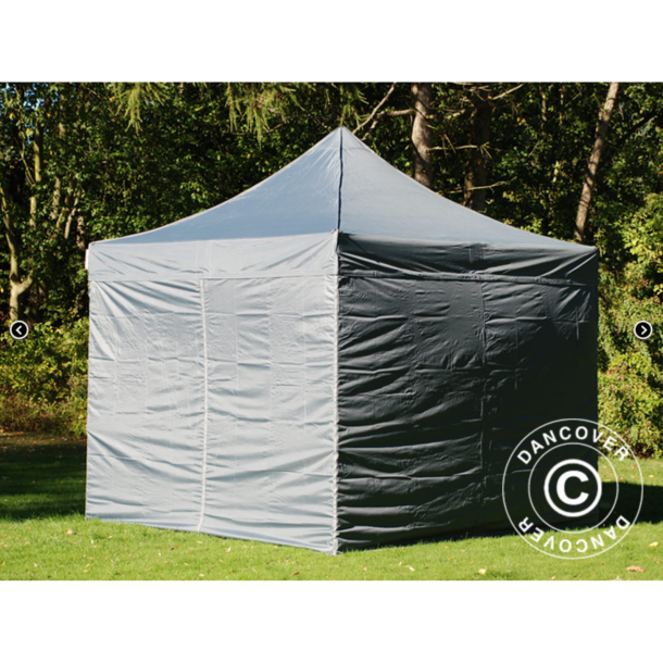 FleXtents PRO Steel 3x3m inkl 4st sidovggar