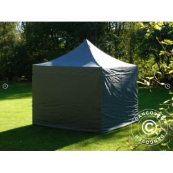 FleXtents PRO Steel 3x3m inkl 4st sidovggar