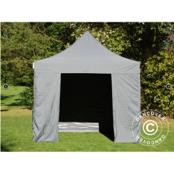 FleXtents PRO Steel 3x3m inkl 4st sidovggar