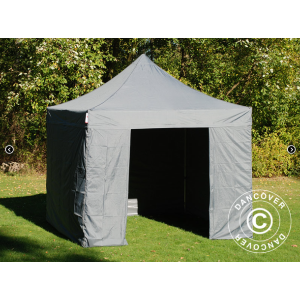 FleXtents PRO Steel 3x3m inkl 4st sidovggar