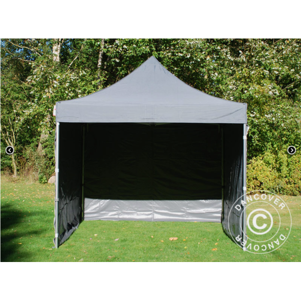 FleXtents PRO Steel 3x3m inkl 4st sidovggar