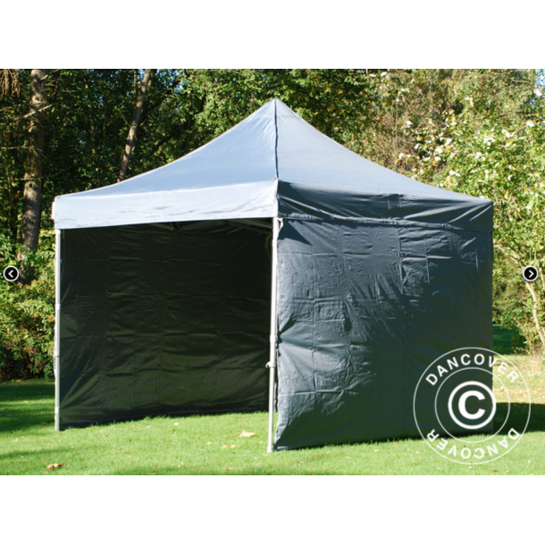 FleXtents PRO Steel 3x3m inkl 4st sidovggar