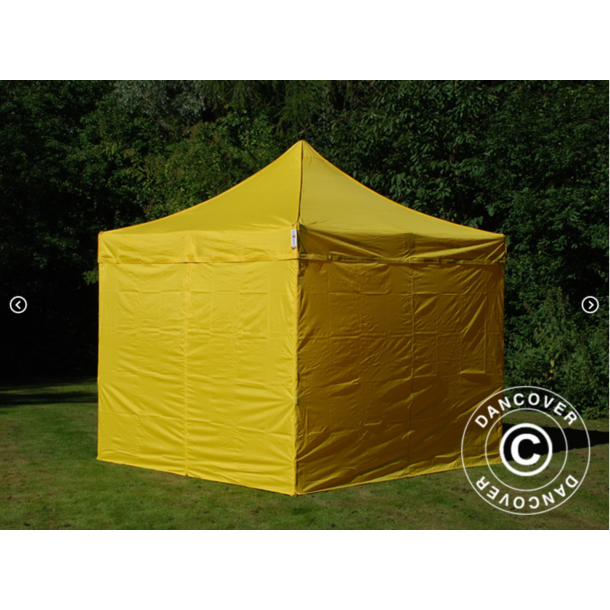 FleXtents PRO Steel 3x3m inkl 4st sidovggar