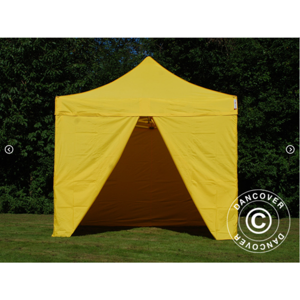 FleXtents PRO Steel 3x3m inkl 4st sidovggar