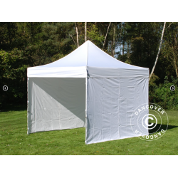 FleXtents PRO Steel 3x3m inkl 4st sidovggar