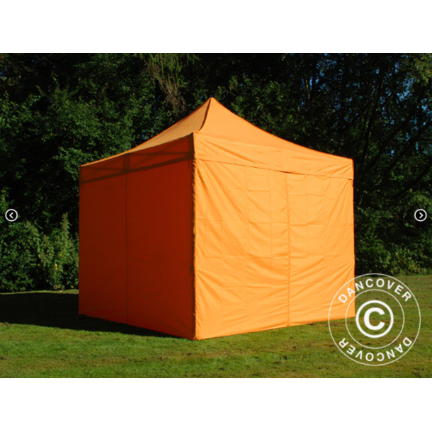 FleXtents PRO Steel 3x3m inkl 4st sidovggar