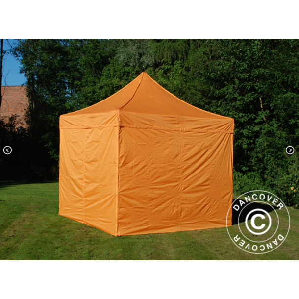 FleXtents PRO Steel 3x3m inkl 4st sidovggar