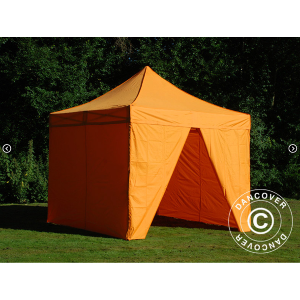 FleXtents PRO Steel 3x3m inkl 4st sidovggar