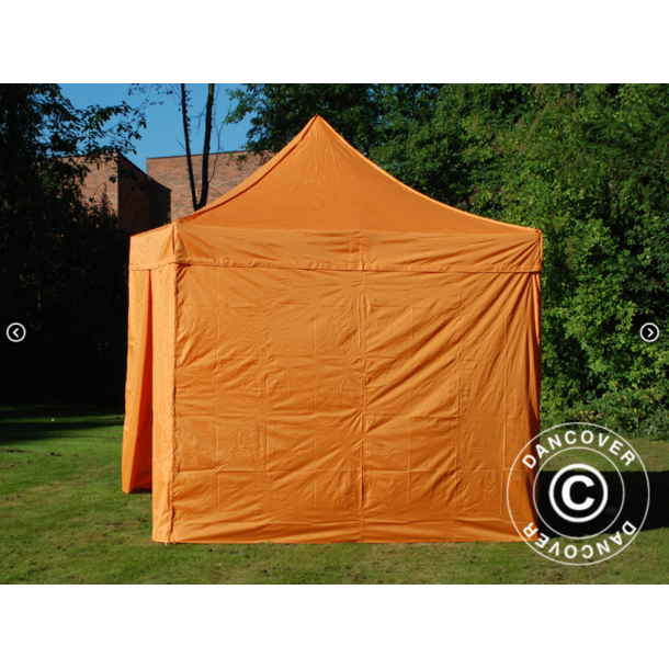 FleXtents PRO Steel 3x3m inkl 4st sidovggar