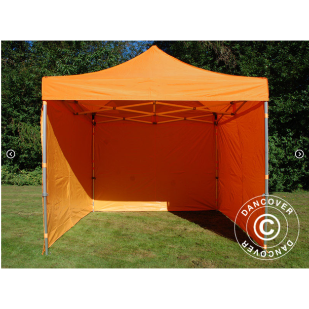 FleXtents PRO Steel 3x3m inkl 4st sidovggar