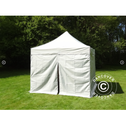 FleXtents PRO Steel 3x3m inkl 4st sidovggar