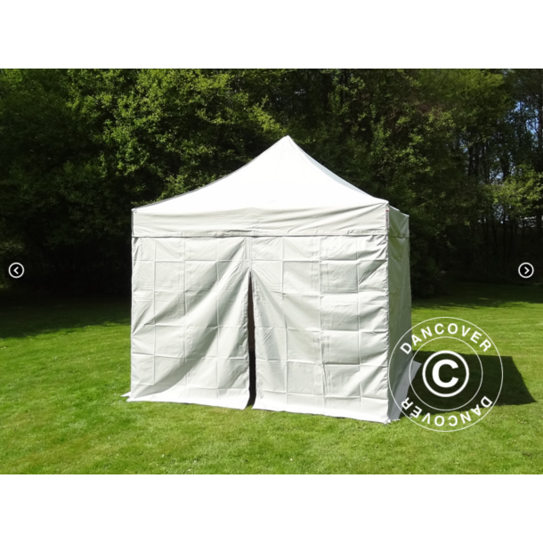 FleXtents PRO Steel 3x3m inkl 4st sidovggar