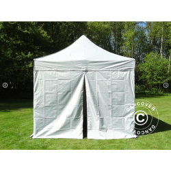 FleXtents PRO Steel 3x3m inkl 4st sidovggar