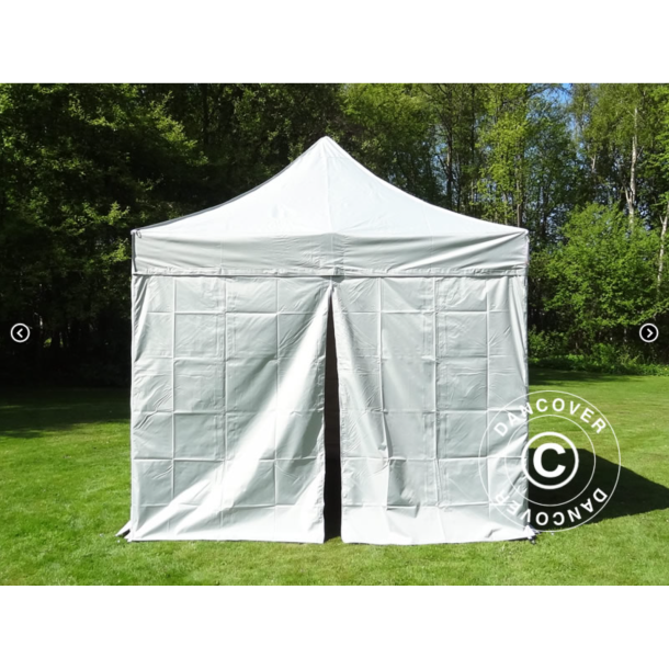 FleXtents PRO Steel 3x3m inkl 4st sidovggar