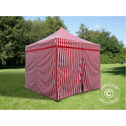 FleXtents PRO Steel 3x3m inkl 4st sidovggar