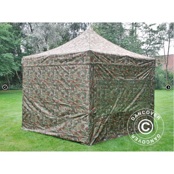 FleXtents PRO Steel 3x3m inkl 4st sidovggar