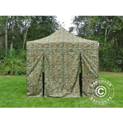 FleXtents PRO Steel 3x3m inkl 4st sidovggar