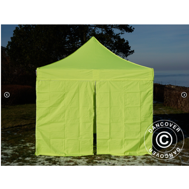 FleXtents PRO Steel 3x3m inkl 4st sidovggar