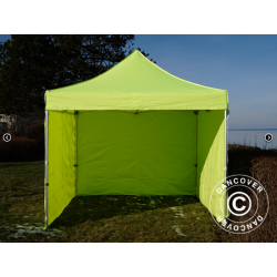 FleXtents PRO Steel 3x3m inkl 4st sidovggar