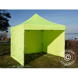 FleXtents PRO Steel 3x3m inkl 4st sidovggar