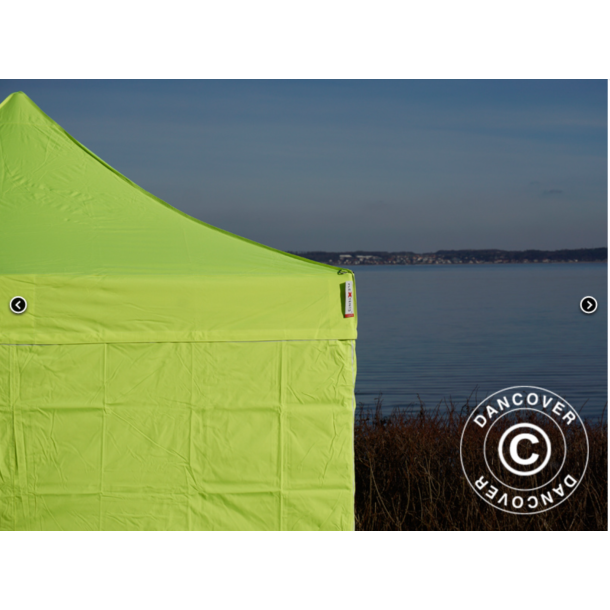 FleXtents PRO Steel 3x3m inkl 4st sidovggar