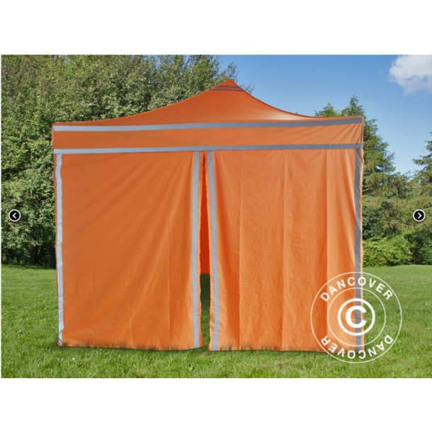 FleXtents PRO Steel 3x3m inkl 4st sidovggar