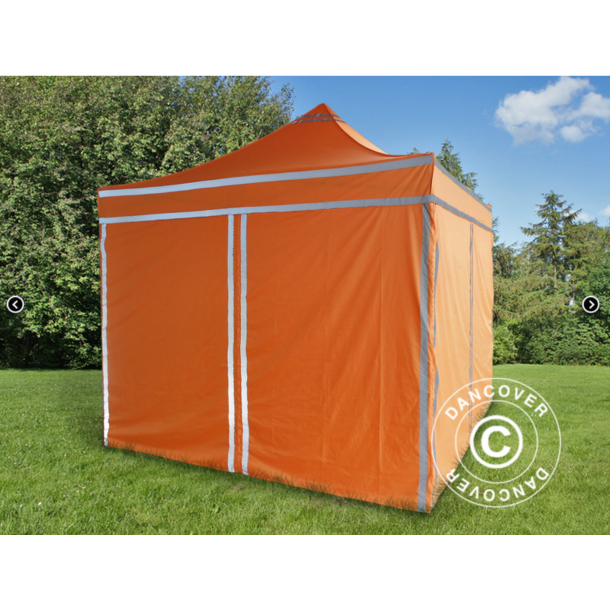 FleXtents PRO Steel 3x3m inkl 4st sidovggar