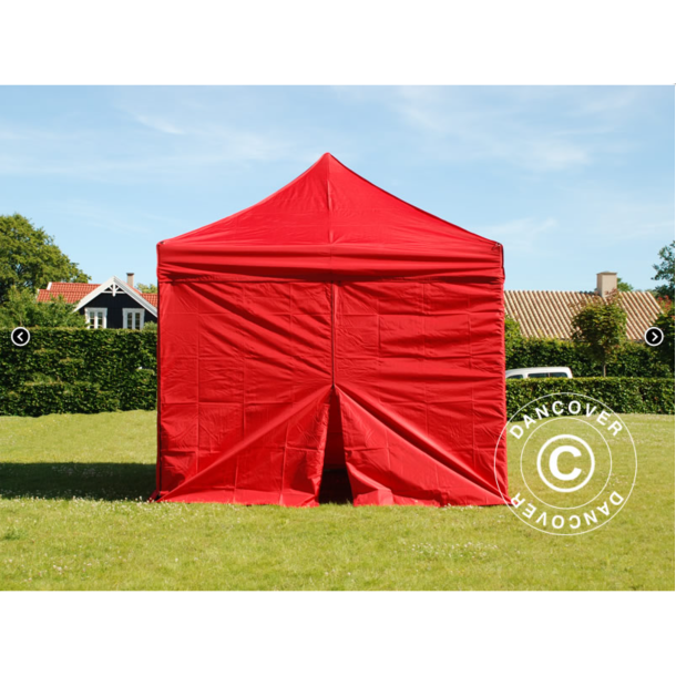 FleXtents PRO Steel 3x3m inkl 4st sidovggar