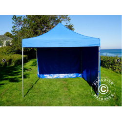 FleXtents PRO Steel 3x3m inkl 4st sidovggar