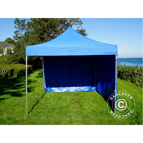 FleXtents PRO Steel 3x3m inkl 4st sidovggar